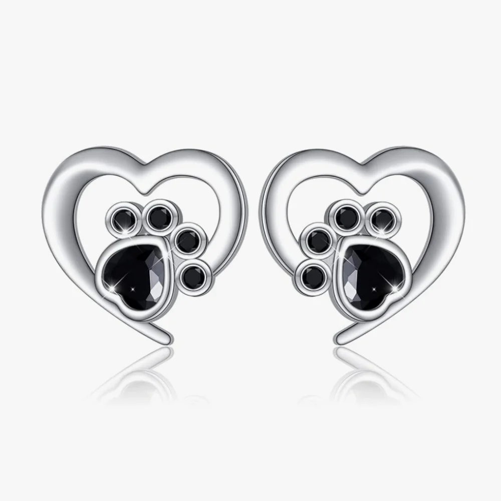 Paw Heart Stud Earrings_7